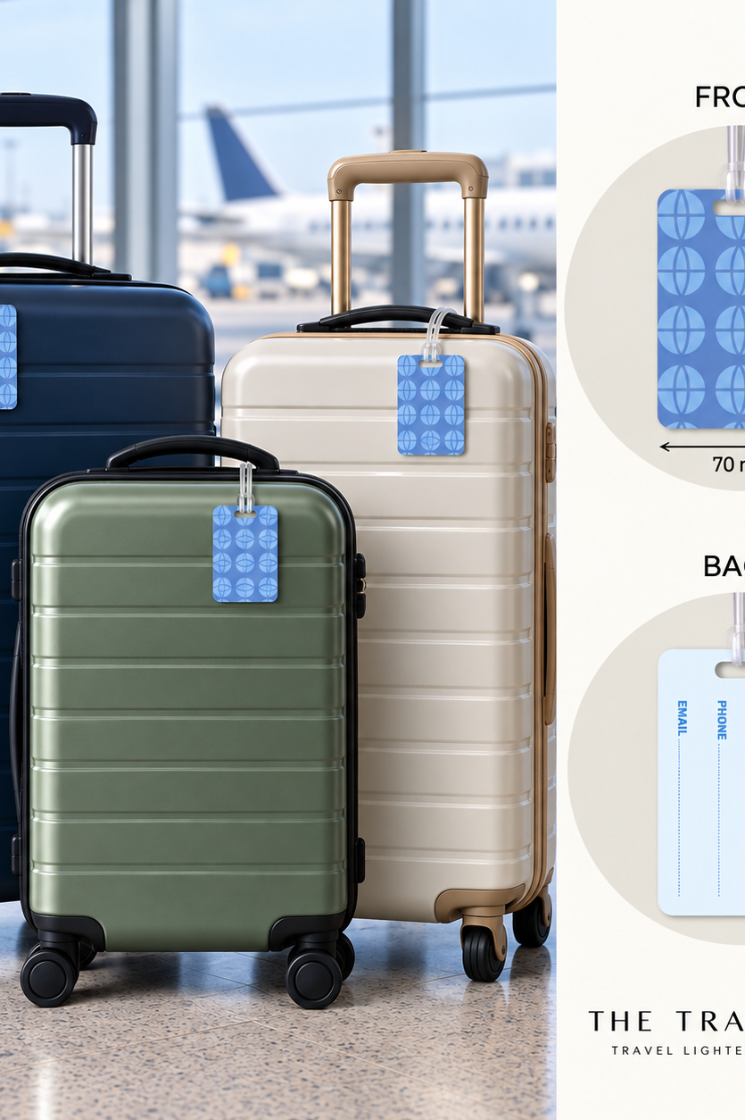 Luggage Tags Dark Blue