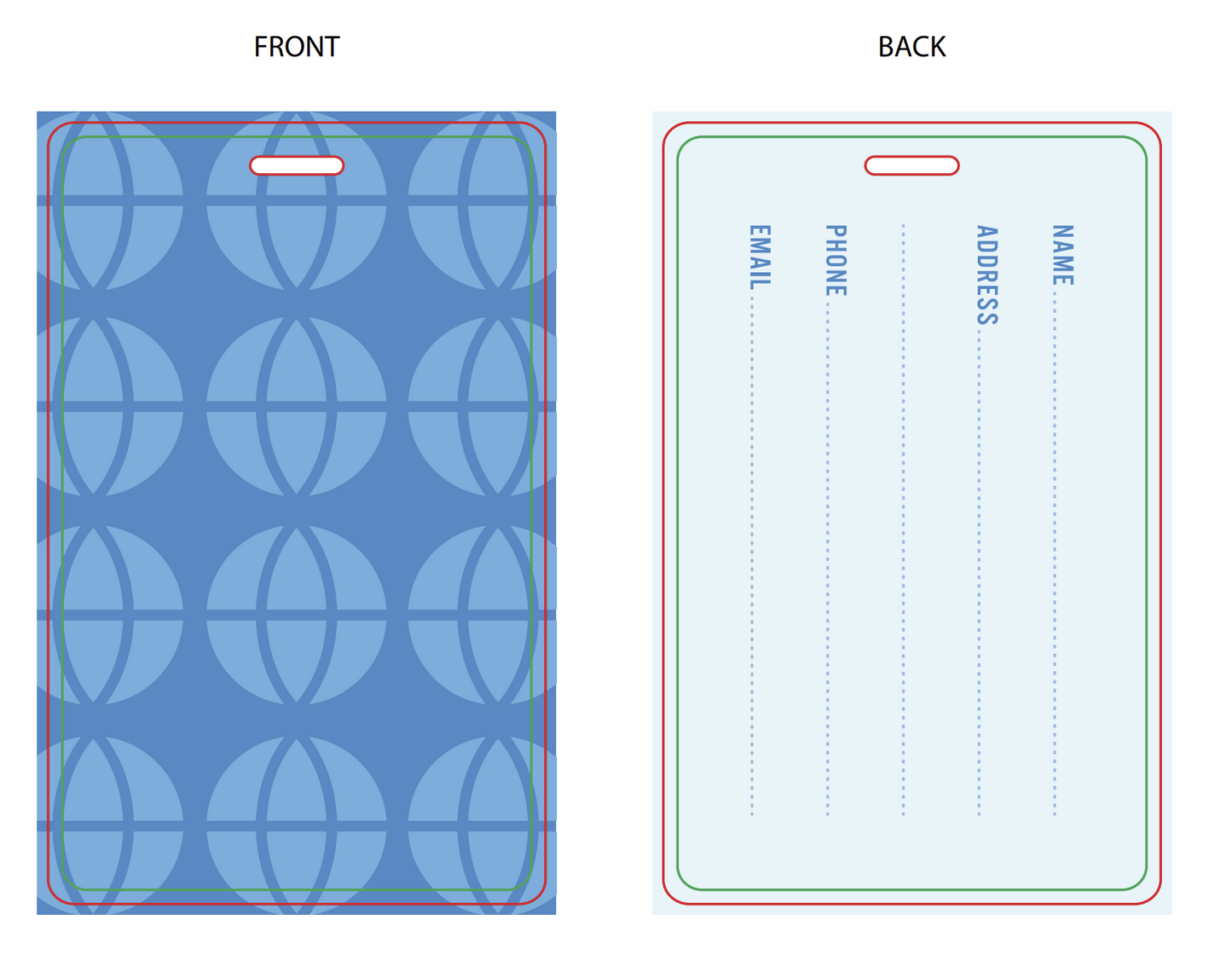 Luggage Tags - Dark Blue
