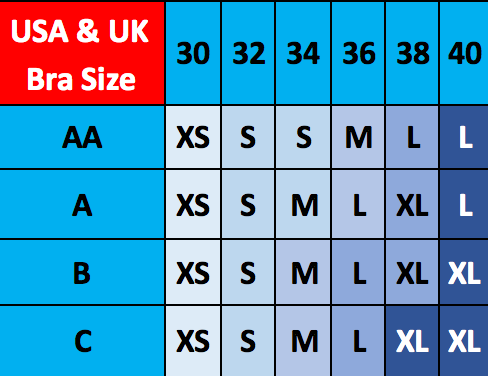 The travel Bra - Beach Travel Bra with secret pockets.  Anti-Theft.  Sizing Chart.  Passport pocket.  Available in sizes extra small, small, medium and large.