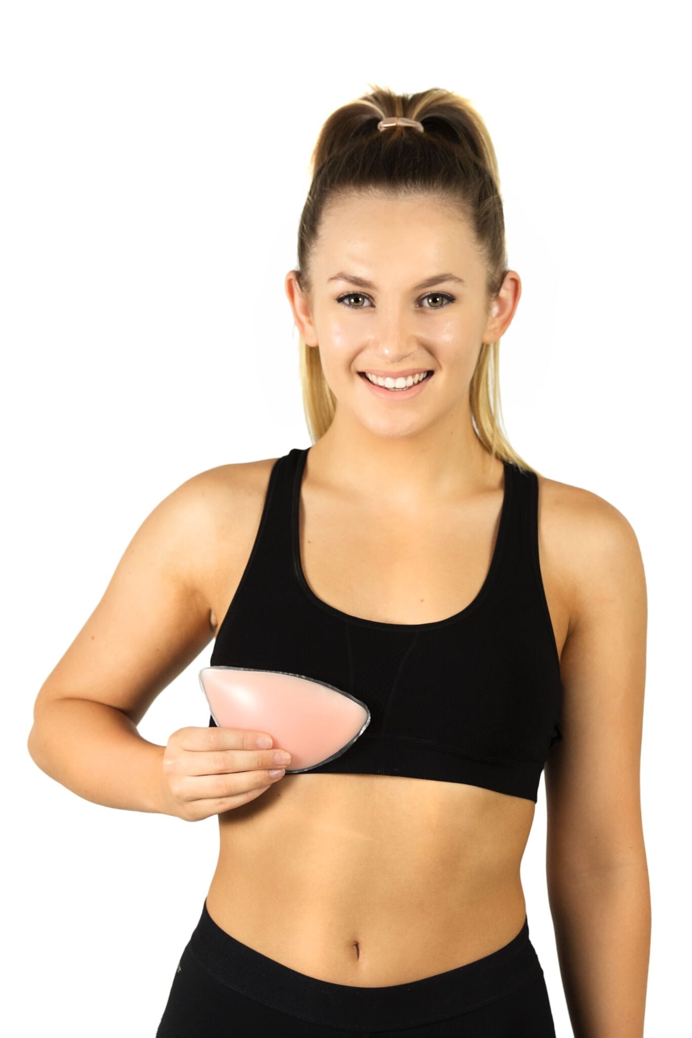Comfort Bra Secret Pockets Women Travel Bamboo Organic Cotton Black
