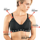 Ultra-Light Travel Bra Womens Pockets Anti Theft Black Secret
