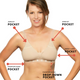 The Travel Bra for reassurance and travel safety. Hidden pockets. Pocket Bra.