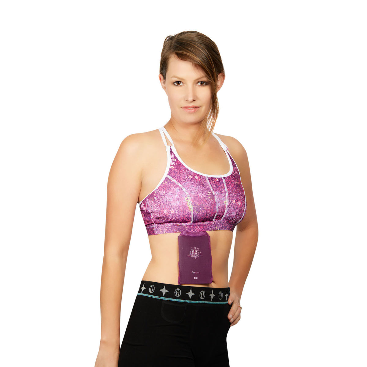 The travel Bra - Beach Travel Bra with secret pockets.  Anti-Theft.  Store your passport, cash, keys, jewellery, cards.  Summer clearance.  Available in sizes extra small, small, medium and large.